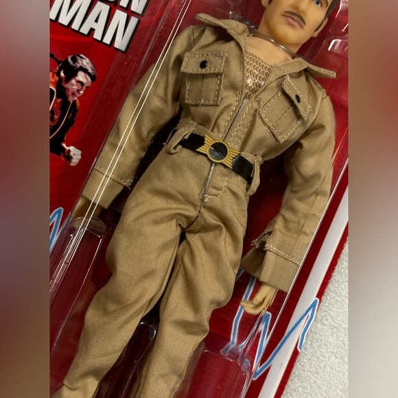 Six Million Dollar Man Steve Austin Mustache Action Figure By Bif Bang Pow 2012 - Picture 3 of 10